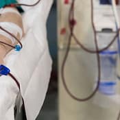 Hemodialysis machines with tubing